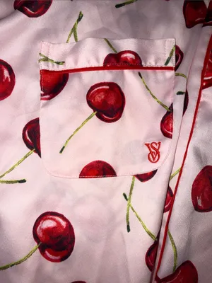 Victoria's Secret Pink Cherry-Print Women’s Pajama Set thumbnail 5