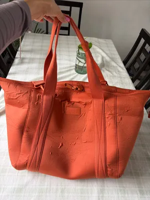Dagne Dover Orange Neoprene Tote thumbnail 3