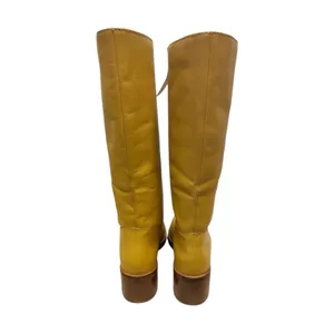 Frye Camryn Tall Banana Leather Boots Boho Western Riding Pull On 8.5 NWT thumbnail 4