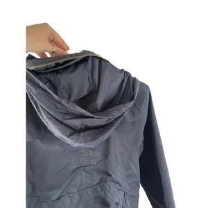 Zara Women's Size‎ XL Navy Blue Lightweight Parka Coat Jacket thumbnail 2