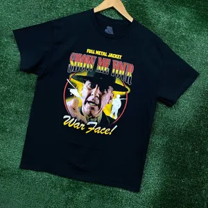 Stanley Kubrick's Full Metal Jacket Show Me Your War Face T-Shirt Size Large thumbnail 3