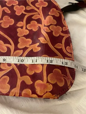 Fair Trade Style Faux Leather Shoulder Bag thumbnail 6