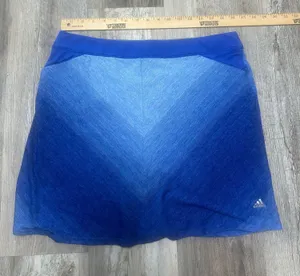 Adidas Rangeware Blue Skort Chevron Pattern Size Medium  thumbnail 1