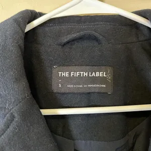 The Fifth Label Womens Winter Coat Sz S Navy Blue Long Two Button Long‎ thumbnail 2