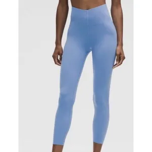 Lululemon Glow Up SHR Tight 25" Prep Blue Women's Size 8 Leggings Run Lift NEW thumbnail 5