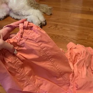 Aerie Peach Smocked Pants thumbnail 3