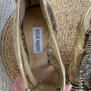 Steve Madden Margo Heel Gladiator Snake Sandals thumbnail 9