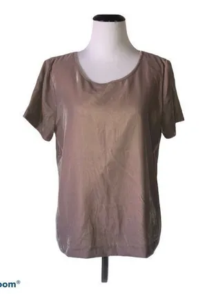 J Crew women’s small‎ velvet short sleeve blouse thumbnail 1