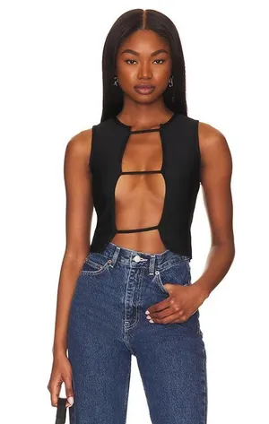 superdown Black Tank Top thumbnail 1