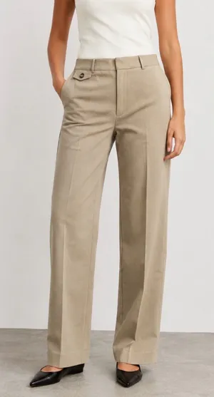 Zara Khaki Beige Dress Pants Women’s Size M / 28 thumbnail 1