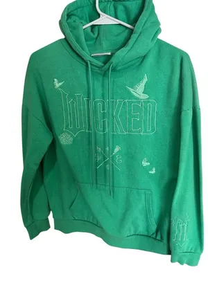 Wicked Women's Green Hoodie thumbnail 1