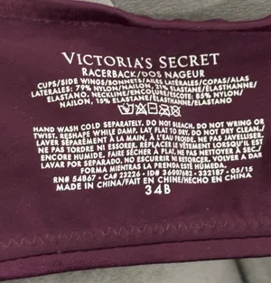 Victoria's Secret VINTAGE (2015) Racerback Push-Up Underwire Front Clasp Bra thumbnail 8
