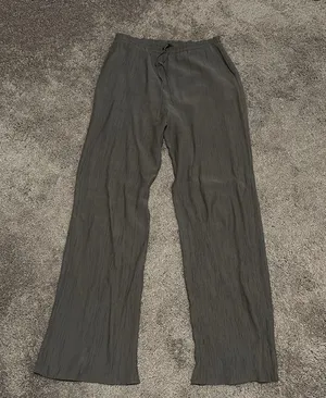 Zara Textured Pants Sea Green thumbnail 4