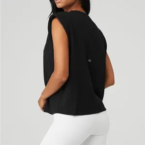 Alo Headliner Shoulder Pad Sleeveless Tee Size XS thumbnail 2