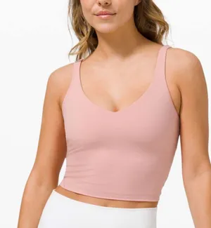 Lululemon Align Tank Top sports bra cropped Pink Blossom dusty rose thumbnail 1