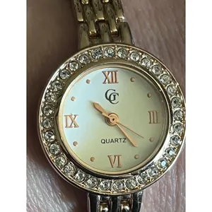 Rose Gold Womens GC Crystal Watch Roman Numeral Dress Watch thumbnail 2