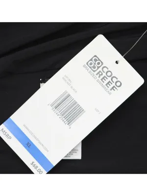 NWT Coco Reef Womens Soar Ultra High Swim Skirt U95396 Black XL thumbnail 7