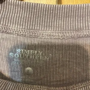 Simply Southern Perfecly Imperfect ribbed sweatshirt. Large. thumbnail 4