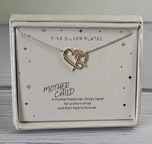 Mother/Child Heart Necklace thumbnail 1
