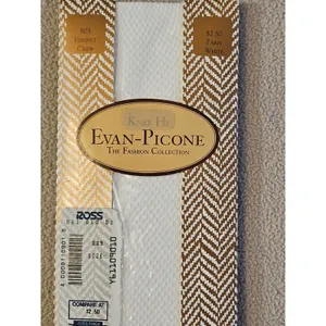 Evan-Picone 100% Nylon Sz 8.5-11 #803‎ Fishnet Crew Paris White New Vintage thumbnail 2