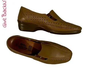 Spring Step Leather Loafer Wedges Size 6.5 thumbnail 1