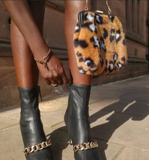 Animal Cheetah Print Crossbody Bag Purse thumbnail 1