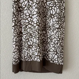 Diane von Furstenberg Silk Wrap Dress,Abstract Print,Flutter Sleeves,Boat Neck thumbnail 4