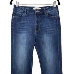 KanCan‎ High Rise Flare Jeans Dark Wash Side Slit Size 9/28 KC90001D thumbnail 4