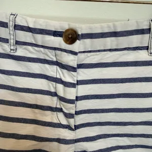 Gap‎ Blue White Striped Shorts Size 0 Nautical Coastal Preppy Summer thumbnail 4