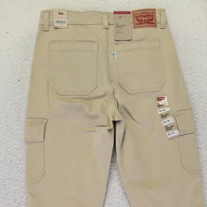 Levis 721 High Rise Skinny‎ Cargo Pants Womens 28x30 Tan Khaki New NWT thumbnail 5
