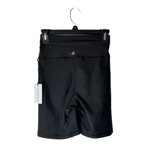 WEWOREWHAT Black Lace Up Biker High Rise‎ Athletic Shorts Size S NWT thumbnail 4