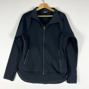 The North Face Women's Full Zip Fleece Lined Jacket Solid Black Medium thumbnail 1