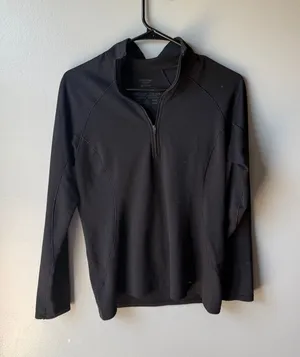 Patagonia Capilene Midweight 1/4 Zip Pullover Women’s Small Black thumbnail 1