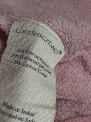 LoveShackFancy Elvira Dip Dyed Embroidered Sweatshirt Women’s Small thumbnail 4