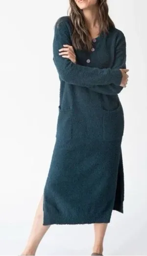 Natural Life Cozy Up Teddy Midi Dress size Medium thumbnail 1
