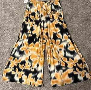 NWT Free People Bali Wild Child Pleated Pants Sz M thumbnail 3