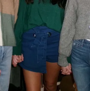 Altar'd State Blue Jean Skort thumbnail 3