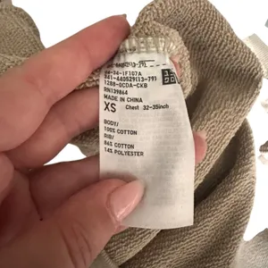 UNIQLO Crewneck Basic Light‎ Sweatshirt Beige X-Small thumbnail 5