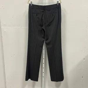 BCBGMAXAZRIA Pinstripe Straight Leg Dress Pants Trousers Mid Rise Office Wear thumbnail 2