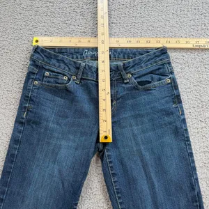 American Eagle Aeropostale Jeans Bayla Skinny Womens 6 Regular Blue Low Rise Stretch Denim thumbnail 3