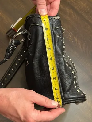 Montana West Y2K Distressed Studded Cross Purse thumbnail 9