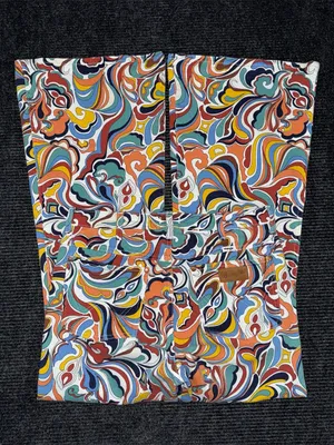 Free People x Wrangler Women’s Latigo Printed High Rise Flare Jeans Sz 32 x 34 thumbnail 3