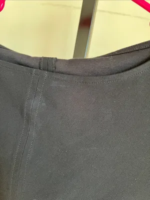 COS Black Ruched Side Tee Shirt Dress XS New With Tags thumbnail 4