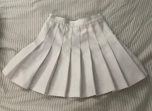 American Apparel White Pleated Tennis Skirt thumbnail 2