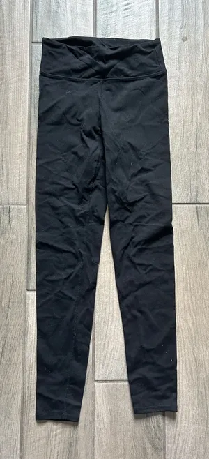 Black High-Waist Women's Active Leggings thumbnail 1