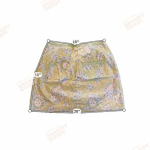 Lilly Pulitzer Skirt Womens Size 2 Yellow Floral Print Lined Mini thumbnail 5