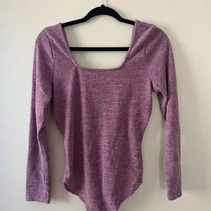 Heatherly Long Sleeve Bodysuit Purple Size XL thumbnail 3