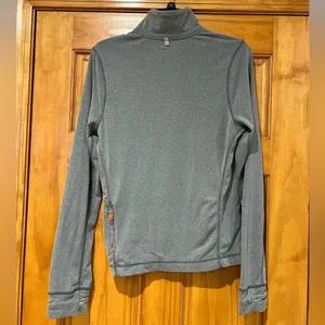 Hollister Neon Orange Gray Sport Sweatshirt thumbnail 6