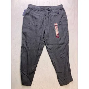 Gap Pants Womens XL Gray NEW‎ Lyocell Elastic Waist Relaxed Utility Trousers thumbnail 9