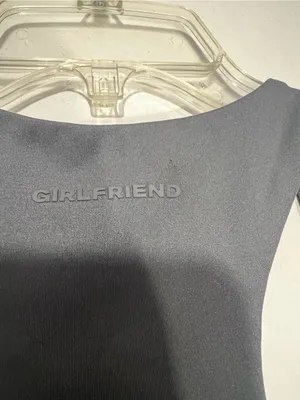 Girlfriend collective grey Skyline Paloma Racerback Bra size L thumbnail 9